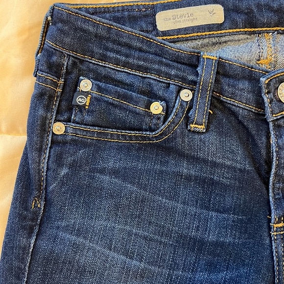 Ag Adriano Goldschmied The Stevie slim straight size 25 R in a dark rinse - Picture 10 of 15